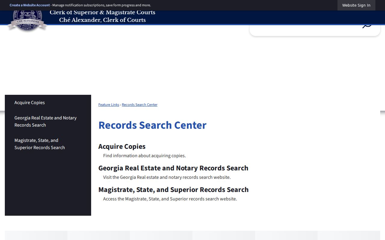 Alpharetta public records access through the Fulton Records Search Center